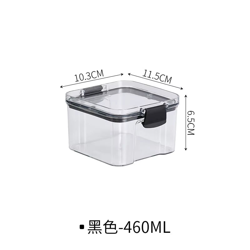 F5 Kitchen Refrigerator Storage Jar Box Mechanical Keyboard Switch Storage Box Plastic Sealed Jar Snack Tea Storage Jar Gadgets