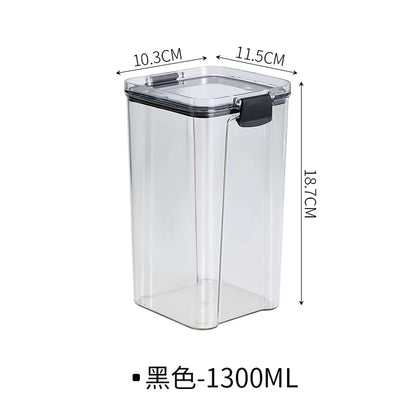 F5 Kitchen Refrigerator Storage Jar Box Mechanical Keyboard Switch Storage Box Plastic Sealed Jar Snack Tea Storage Jar Gadgets