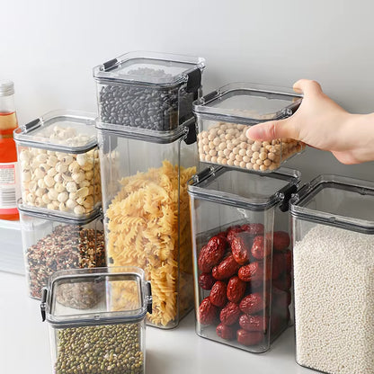 F5 Kitchen Refrigerator Storage Jar Box Mechanical Keyboard Switch Storage Box Plastic Sealed Jar Snack Tea Storage Jar Gadgets